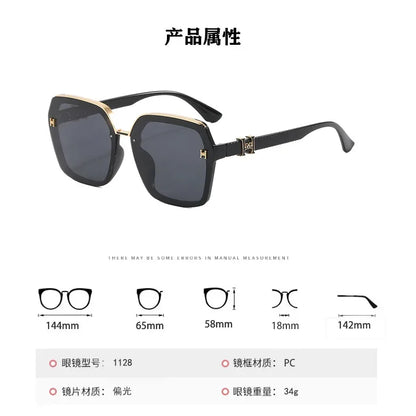 2025 New Sunglasses Women Colorful Polarized Anti-ultraviolet Sun Glasses Ladies Square Luxury Eyewears Oculos De Sol UV400