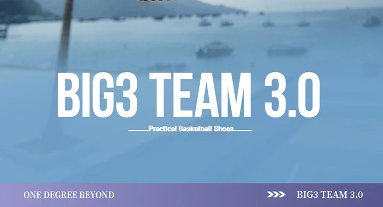 BIG3 Team 3.0 Men Basketball Shoe New Breathable Shock-Absorbing Training Rebound Non-slip Male Sneakers 672521122