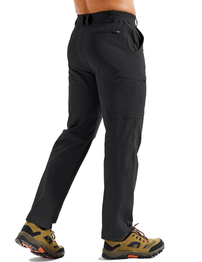 Men's Hiking Cargo Pants Summer Outdoor Lightweight Quick Dry Casual Water Resistant Fishing Work Stretch Pants