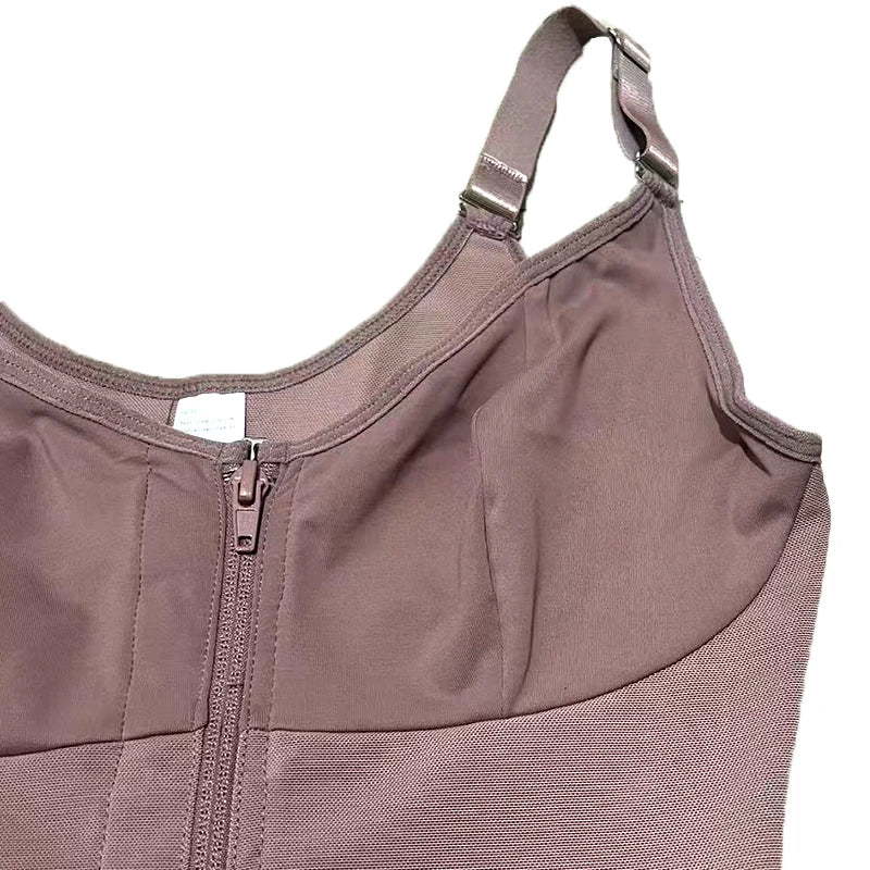 Women' Corset Compression Garments Abdomen Shaping Short Vest Girdles Postpartum Post Liposuction Bodysuit Fajas Colombianas