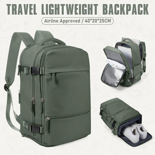 Backpack Travel Cabin Airplane 40x20x25, Backpack Cabin for Ryanair Travel Suitcases 40x30x20 Men Cabin Hand Luggage Anti-theft