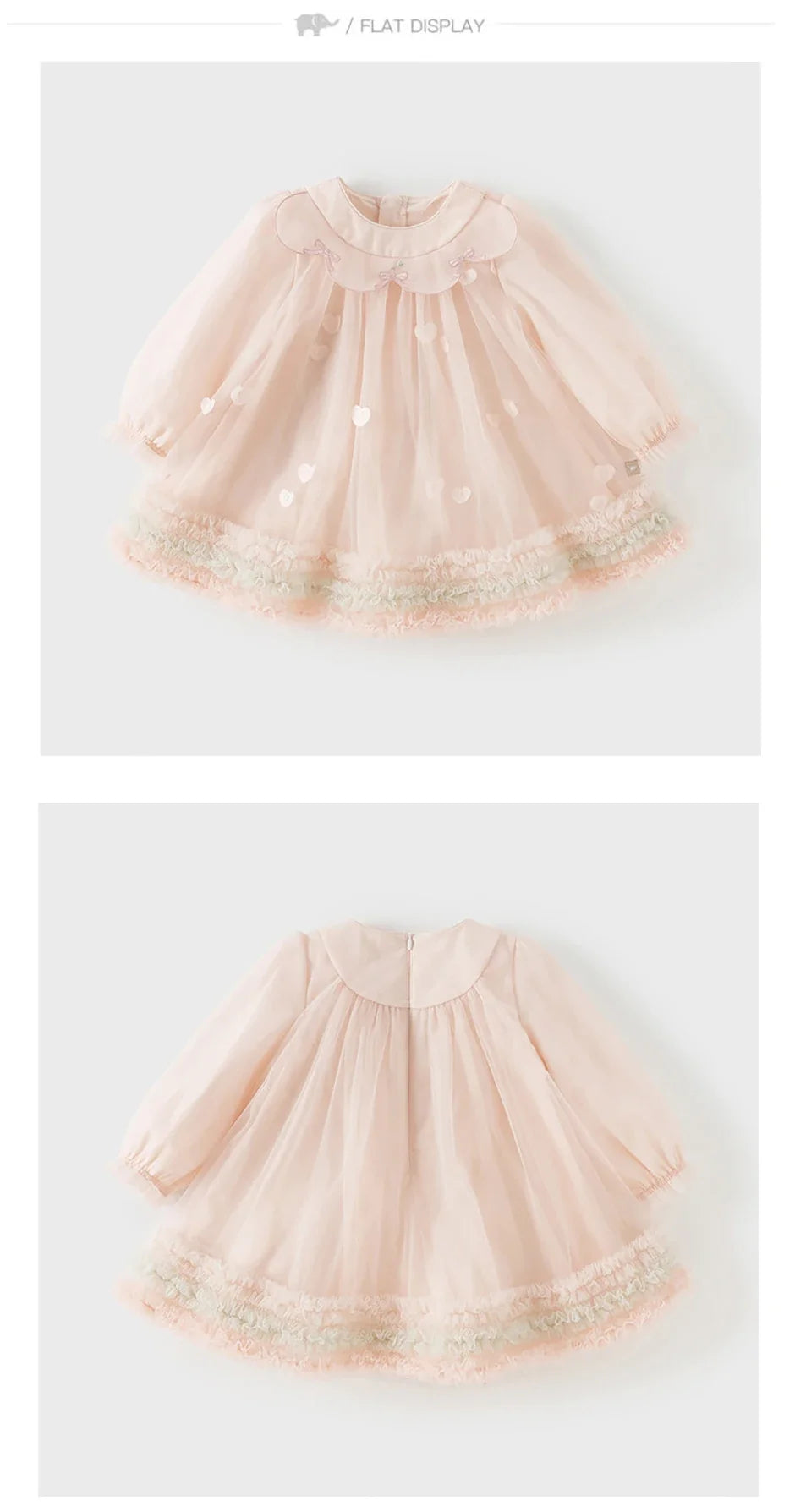 Children Princess Mesh Dress Girls Clothes Autumn Spring Long Sleeve Kids Elegant Dress Sweet Outdoor Party DB1261889
