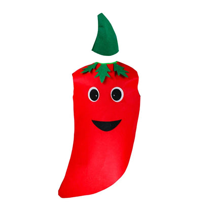 1Set Children Cosplay Fruit Veggie Costume Funny Holiday Party Cute Clothes Suit Children Performance Overclothes Stage Costume