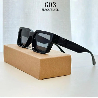 2026 Retro Square Sunglass Men Vintage Millionaire Sunglasses Women Trendy Vacation Luxury Fashion Glasses Gafas De Sol Hombre