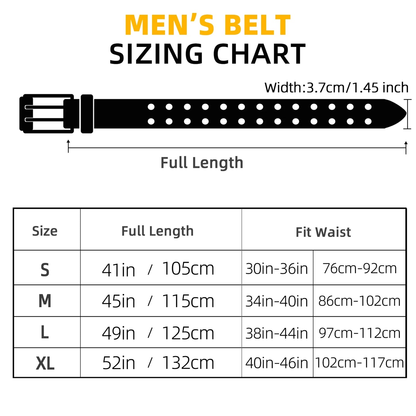 Men Classic Double Prong Belt Fashion Casual Heavy Duty Work Faux Leather Belts For Jeans Pants