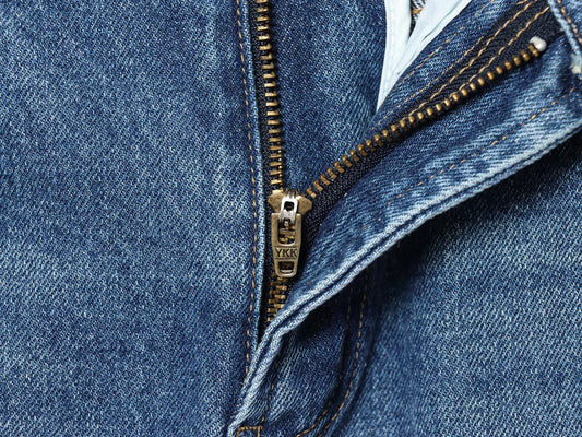 European and American style 2025 winter new women's clothing mid waist balloon version sickle bending knife jeans