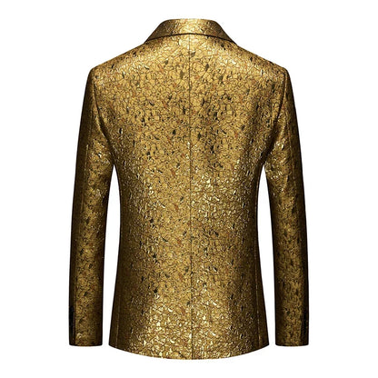 Men's business casual suit coat 2023 spring new Blazer wedding fashion host party party party social suit large suit M-6XL