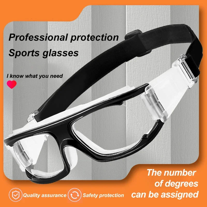 Basketball Eyewear Goggles Customizable Myopia Anti-blue Light Sports Glasses Frames Adjustable Soccer Goggles Frame 1577