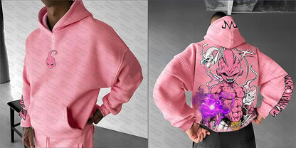 Dragon Ball Hoodie - Premium Cotton, Breathable & Elastic | Stylish Pullover Hoodie | Perfect Hoody for Anime & Casual Outings!
