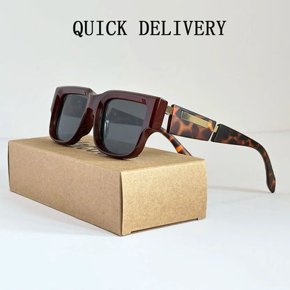 New Square Sunglass Men Luxury Sunglasses Women Vintage Fashion Glasses Summer Vacation Gafas De Sol Hombre Lunette Soleil Femme