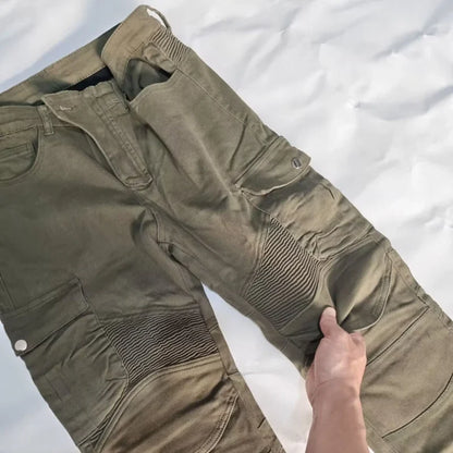 Motorcycle Jeans Pantalones Motocicleta Hombre Featherbed Jeans Standard Version Car Ride Trousers Pant Summer Riding