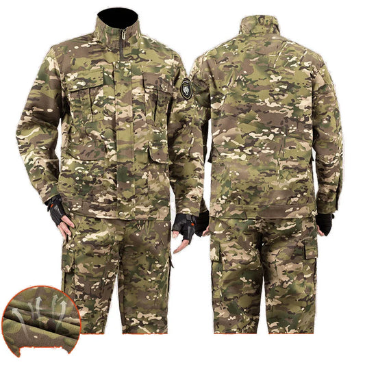 Labor Insurance Cloth Uniform Men's Soft Tracksuit Outdoor Suit Designer Clothes Black Python Pattern Wear-resistant Overalls