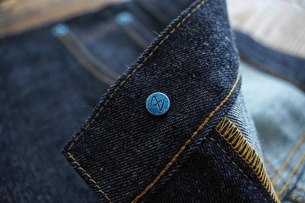 SZ6601-10OZ Men Jeans Selvedge Sanforized Denim Jeans Summer Indigo Jeans for Man Regular Fit Straight Leg 10 Oz