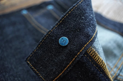 SZ6601-10OZ Men Jeans Selvedge Sanforized Denim Jeans Summer Indigo Jeans for Man Regular Fit Straight Leg 10 Oz