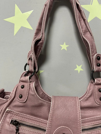 Vintage Women Handbags PU Shoulder Bag Satchel Top-handle Shoulder Bag Fashion Dumpling Pack Multi-pockets Shoulder Bags