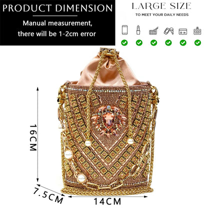2024 Latest Wedding Pointed Toe Women's Shoes High Heel Black Color Rhinestones italian shoes and bags matching set