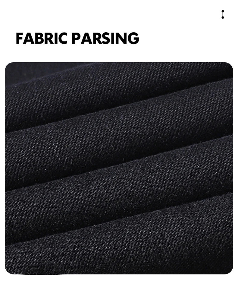 New Autumn Jeans Men Black Casual Baggy Trousers Classic Straight Comfortable Wide Denim Trousers Male Brand Clothing