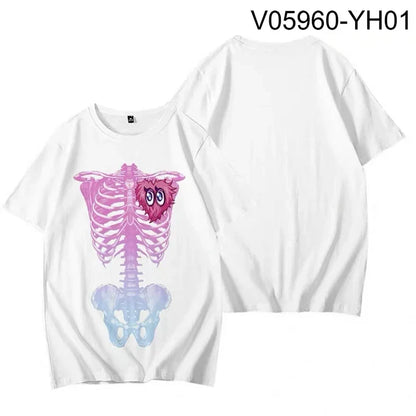Japan Anime Yumemi Riamu 3D Print T Shirt Women Men Summer O-neck Short Sleeve Funny Tshirt Graphic Cosplay Clothing