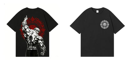 Lion's Sin of Pride Escanor Anime T-shirt High-quality Streetwear Men's Clothing and Women's Clothing 2026 Summer New T Shirt