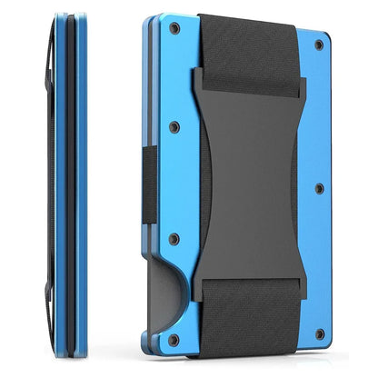Étui portefeuille mini slim en fibre de carbone forgée, organisateur pour homme, Cartera Tarjetero Hombre, porte-cartes de crédit, cadeau de luxe