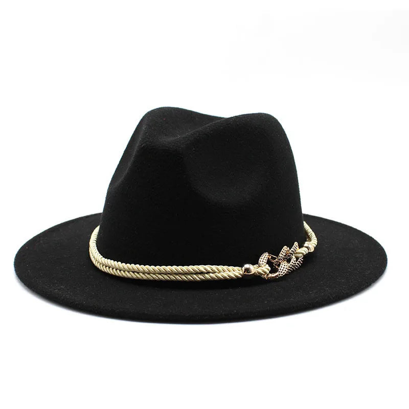 Fascinator White Fedora Hats For Women 59-61CM Big Size Men Party Church Wedding Cap Panama Felt Jazz Hats Gorras