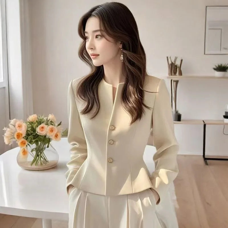 Short Suit Coat Lined Small Fragrant Style Jacket New Beautiful 2026 Temperament Gentle Versatile Spring Autumn Women's Clothing