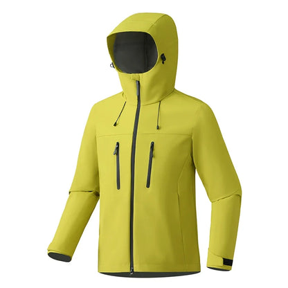 Women Men Waterproof Jacket Hiking Camping Trekking Windbreaker Unisex Outdoor Sporty Rain Coat Hooded Climbing Clothes