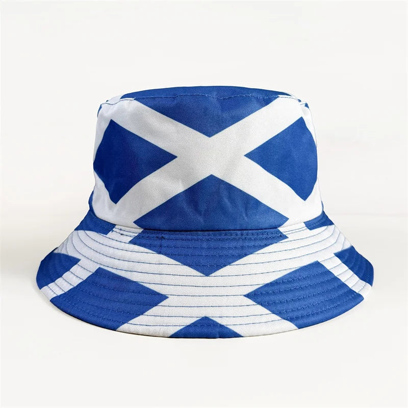 2026 Countries National Flag Bucket Hat Men Women Football Fan Party Football Cup Reversible Sun Hat Soccer Fans Fisherman Hat