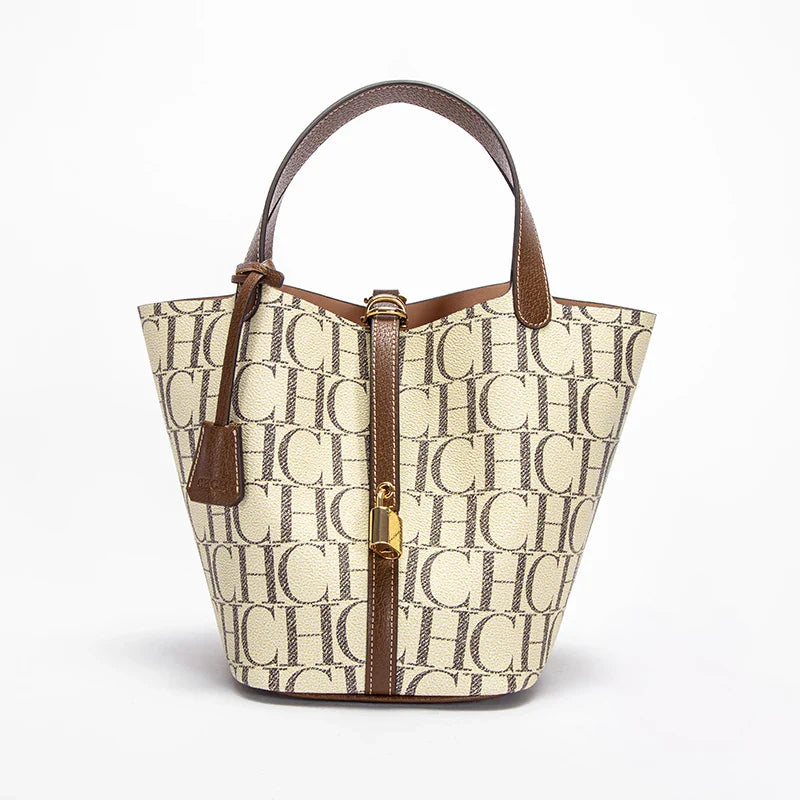 Exquisite Workmanship Women's Handbags Fashionable Versatile Letters Printed Open Pocket Design large Capacity