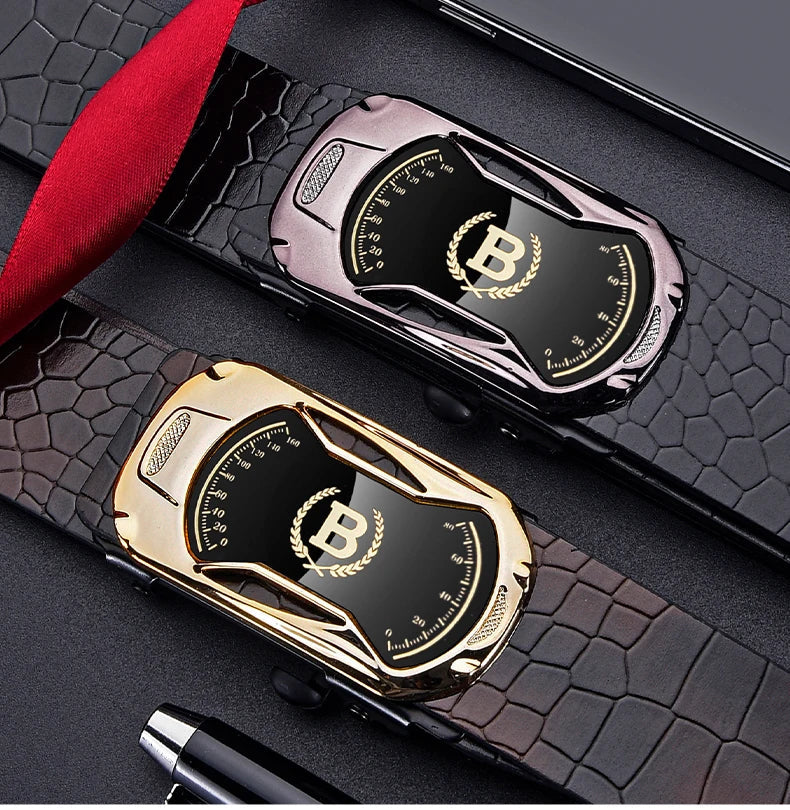 New Product Belt MEN'S High Quality Toothless Automatic Buckle Casual Men Belt MEN'S Business Fashion Belt