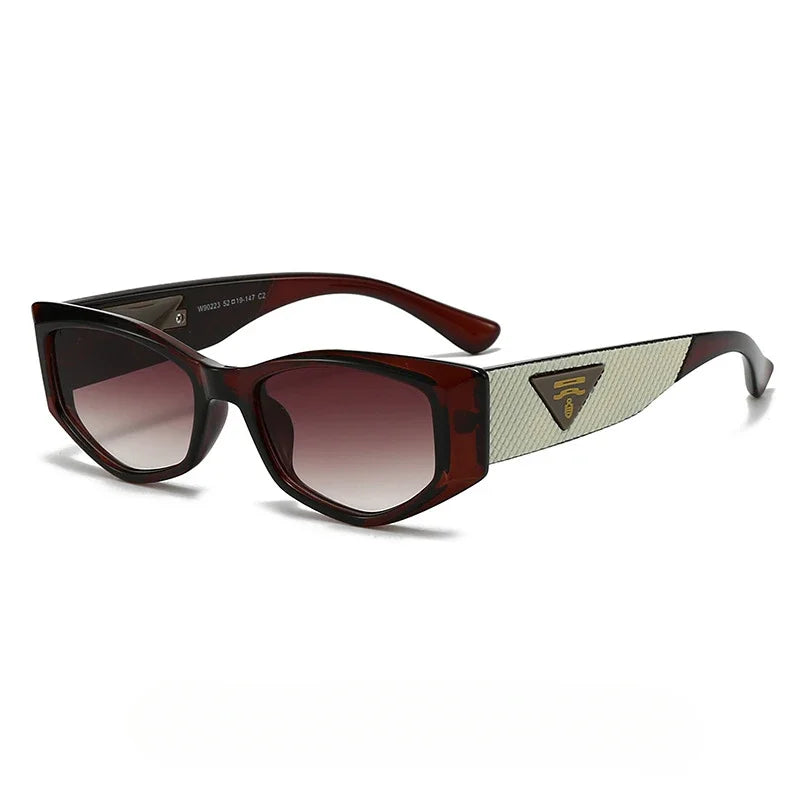2025 New Special-shaped Light Luxury Small Cat Eye Fashion Sunglasses Women Triangle Premium Sunshade Sun Glasses Ladies UV400