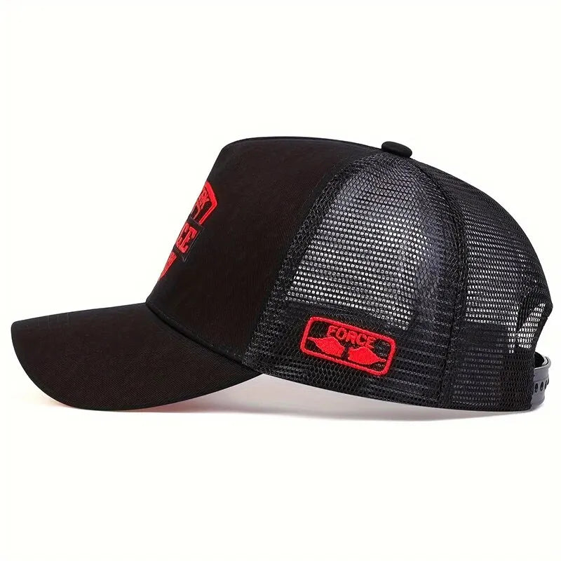 Summer Men Mesh Baseball Cap Outdoor Sport Letter Snapback Hat for Women Unisex Breathable Caps Hip Hop Trucker Hats