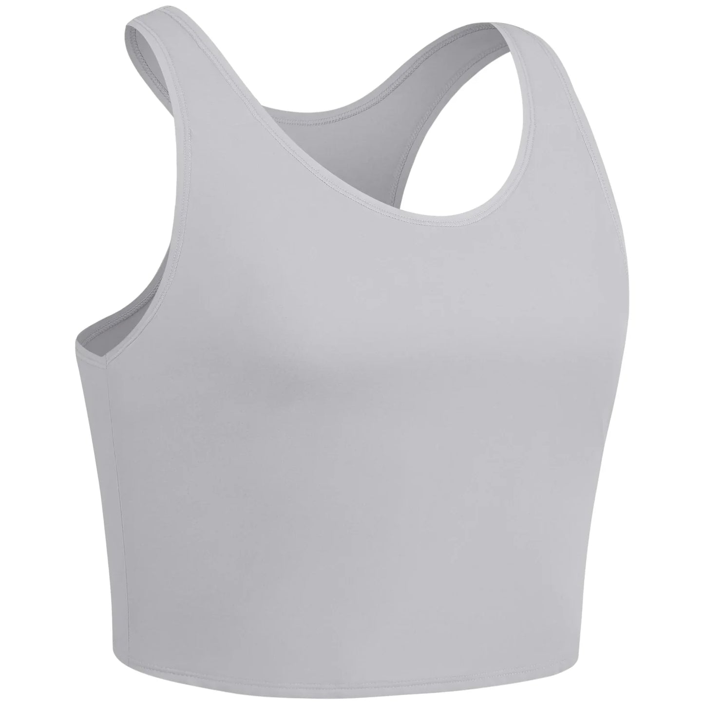 Transgender FTM Breathable Half Chest Binder Tank Top