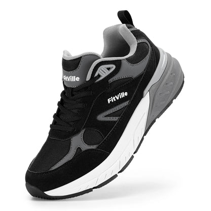 Newest Walking Shoes for Men Wide Width Sneakers with Arch Support for Flat Feet Heel Pain Relief Plantar Fasciitis