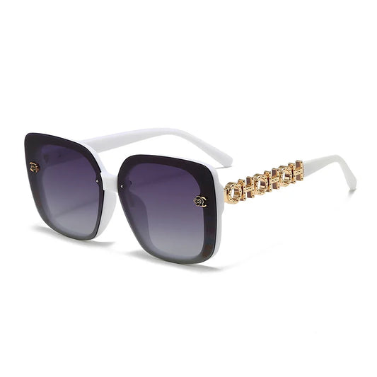 New Polarized Sun Glasses Women's High Sense Large Frame Versatile Sunglasses Street Shot Glasses Tide Light Luxury Sunglass