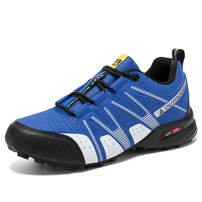 Men Women Hiking Shoes Waterproof Outdoor Trainers Lace-up Climbing Trekking Sneakers Mountain Walking Hunting Tactical Sneakers