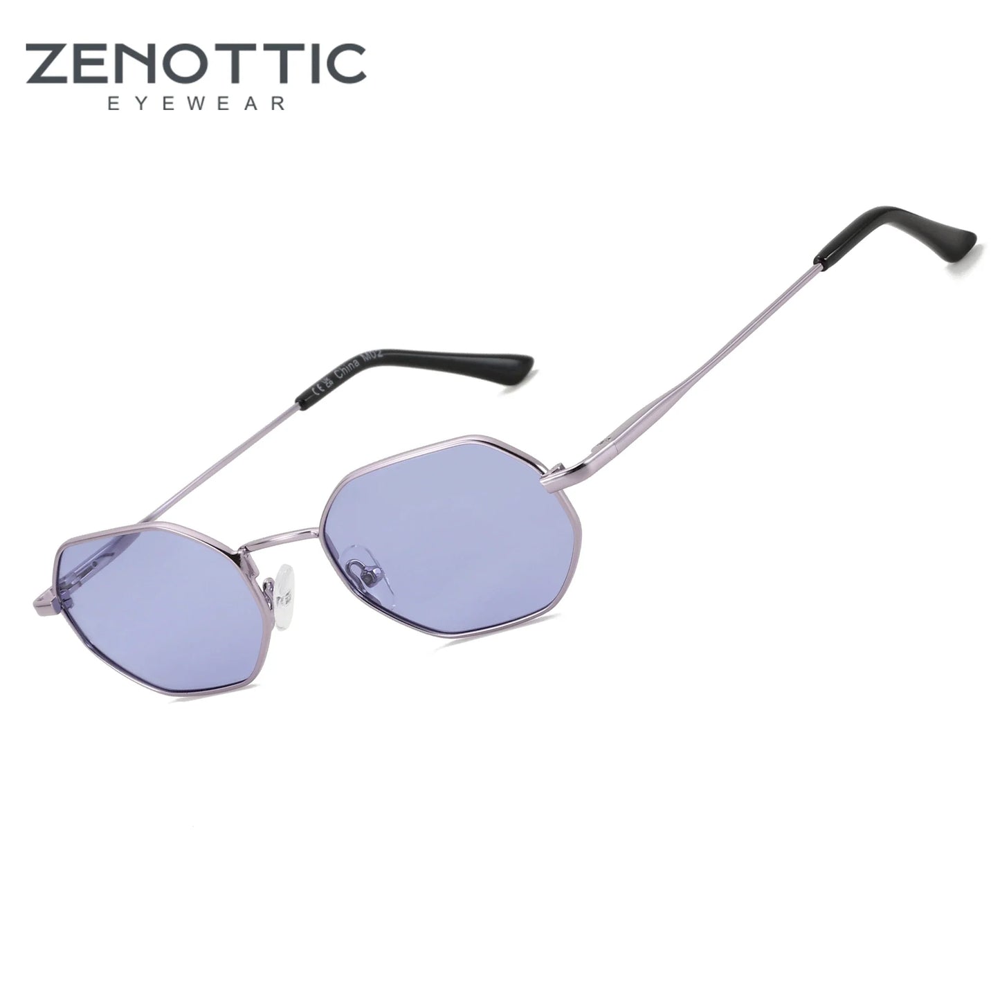 Retro Small Polygon Polarized Sunglasses Women Metal UV400 Sun Glasses Men Anti-Glare UV400 Goggles Driving Eyewear