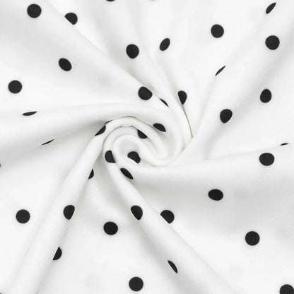 White Polka Dot Long Dress Summer Sexy High-Waisted Vintage Print Sleeveless Dress Casual Party Vacation New Women Dress