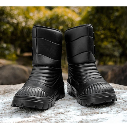 New men's winter snow boots thickened waterproof windproof warm boots comfortable outdoor mountaineering men's boots plus size