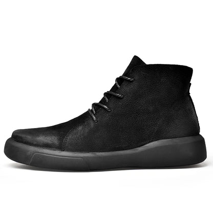 Mens Genuine Leather Winter Ankle Military Treking Tactical Boots Outdoor Men Shoes