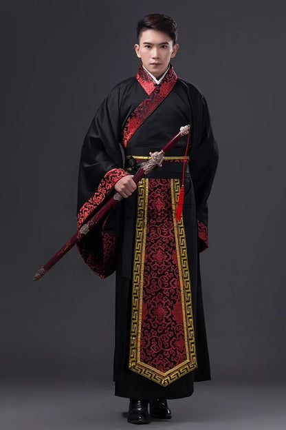 Traditional Chinese Ancient Tang Costume Stage Performance aduation Photoaphy Class orm Men's Women's Hanfu Xiake Boo...