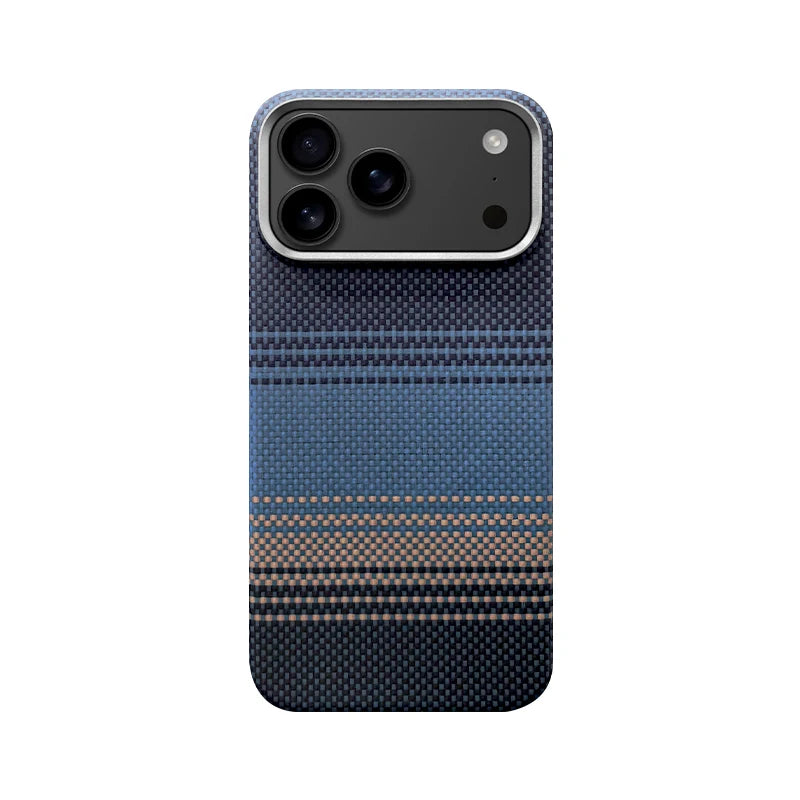 Ultra Slim Real Aramid Kevlar Carbon Fiber Business Case For IPhone 17 Air Pro Max Magnetic Charging Shockproof Protective Cover