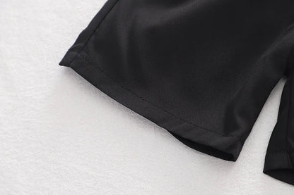 New Baby Girls Boys Clothing Toddler Summer Fashion Children Clothes Suit Infant Baby  Boys Solid T Shirt Pants 2Pcs/Set
