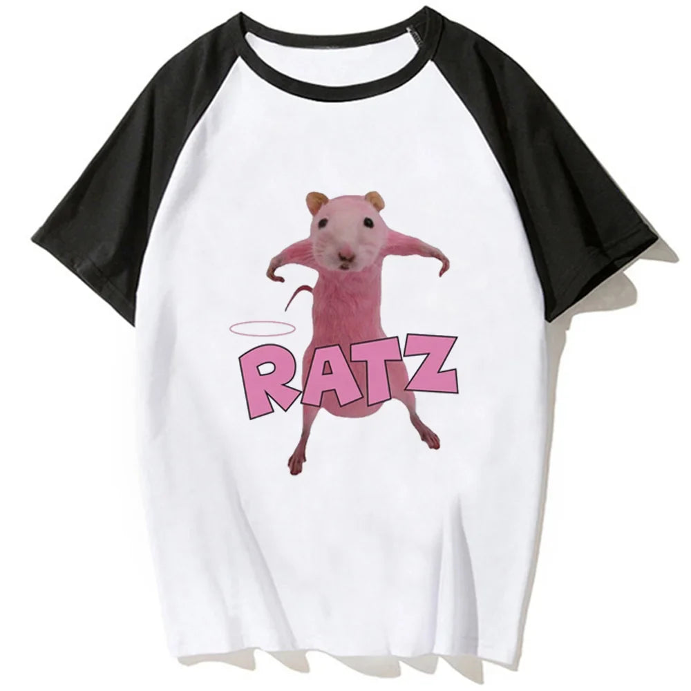 Y2k Tee women anime funny harajuku tshirt girl Japanese clothes