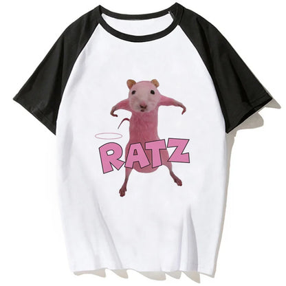 Y2k Tee women anime funny harajuku tshirt girl Japanese clothes