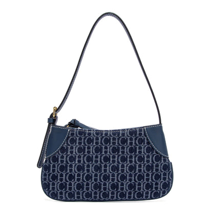 Women's Handbag 2025 Summer Cowboy Splicing Design Phone Bag Simple Commuter Underarm Bag Wallet