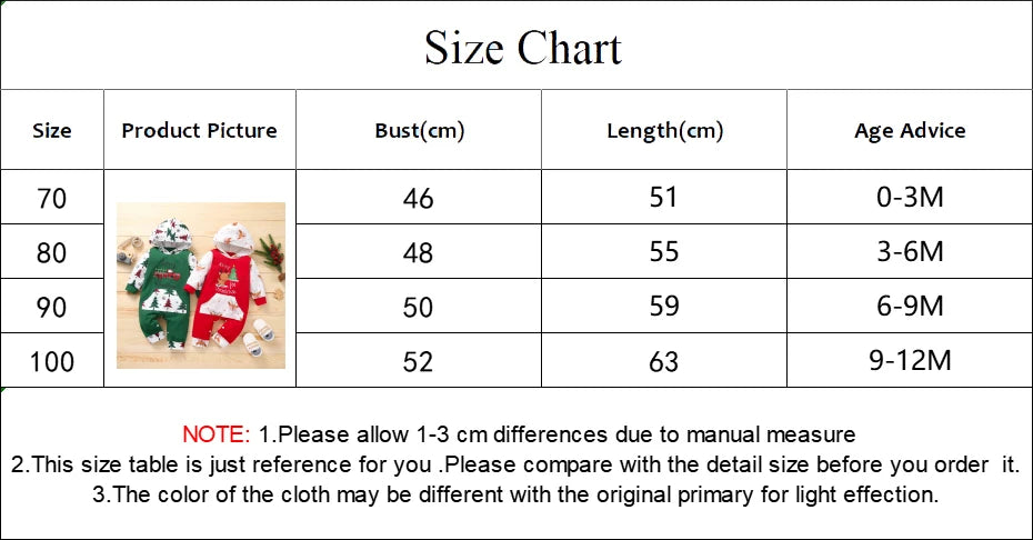 Prowow 0-18M Baby Christmas Costume Cartoon Deer Jumpsuit With Santa Hat Christmas Baby Romper For Newborn New Year Costume