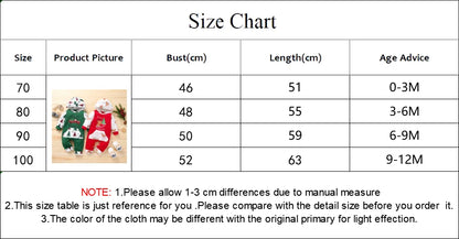 Prowow 0-18M Baby Christmas Costume Cartoon Deer Jumpsuit With Santa Hat Christmas Baby Romper For Newborn New Year Costume