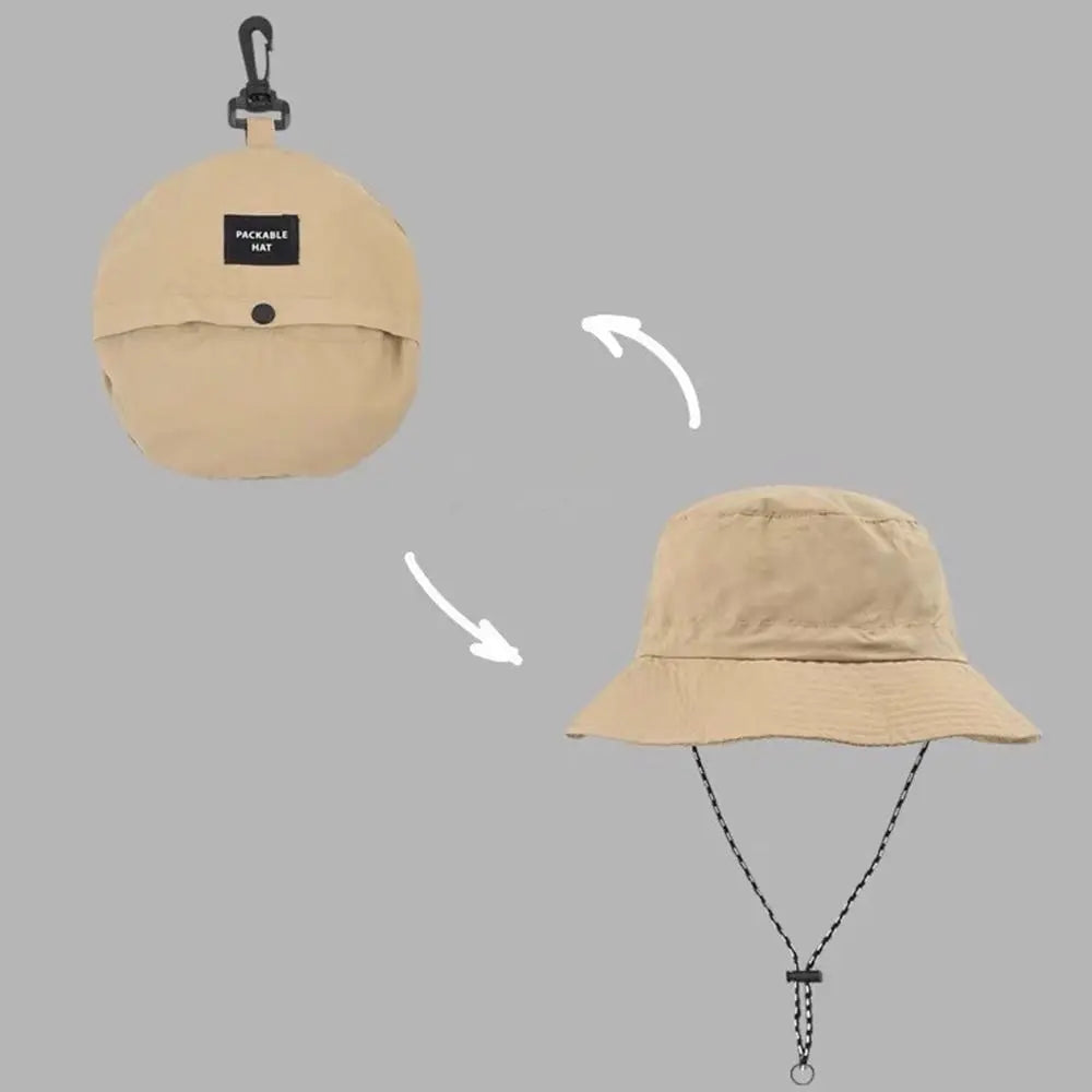 Outdoor storage, sun protection, waterproof, summer camping, hiking hat, UV resistant sun hat, hiking hat, fisherman hat