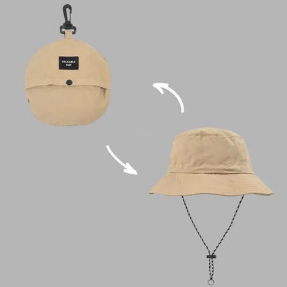 Outdoor storage, sun protection, waterproof, summer camping, hiking hat, UV resistant sun hat, hiking hat, fisherman hat